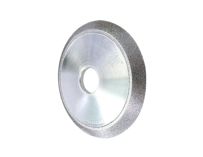Tool forming single inclined grinding wheel